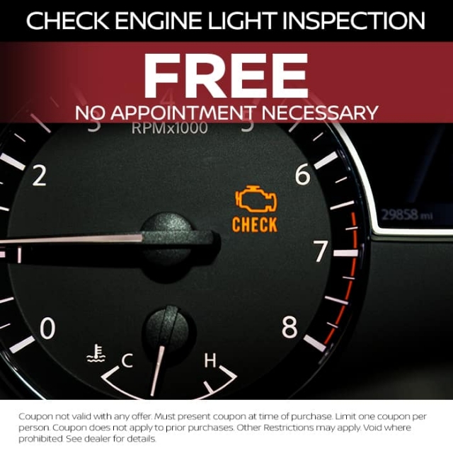 Free Check Engine Light Inspection